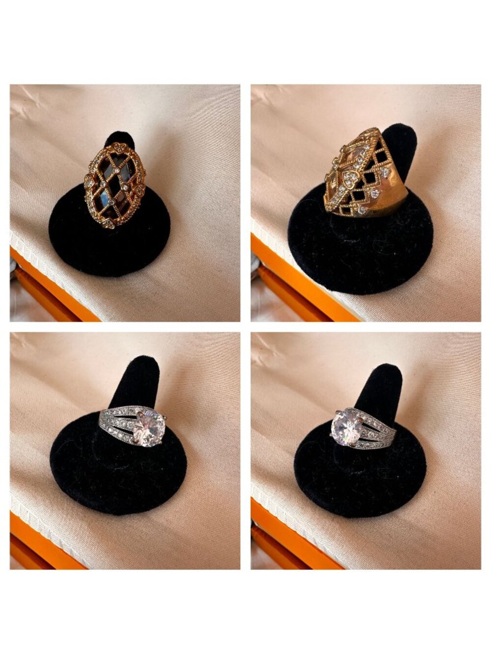 2 stunning statement rings more incredible in person size 8